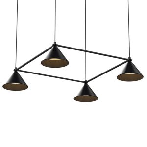 Zero-Lumo 4-Light Square Pendant